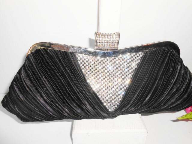 vintage black evening bag