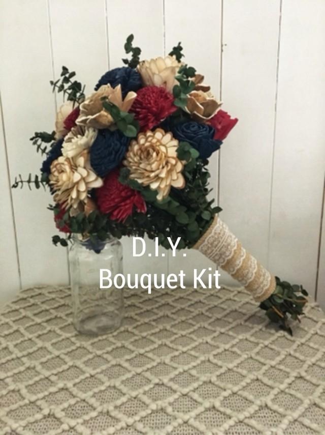 Decor DIY Wood Flower Bouquet Kit Fall Bouquet 2917933 Weddbook