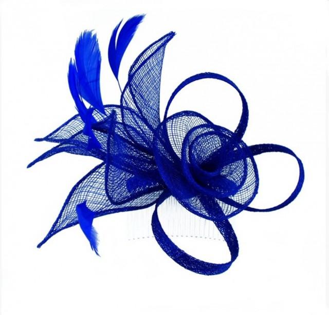 cobalt blue occasion hat