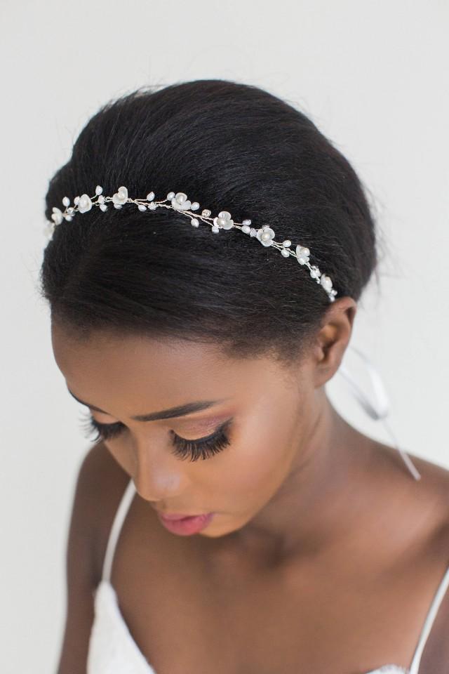 Pearl Wedding Hair Vine, Bridal Headpiece, Bridal Hairpiece, Bridal