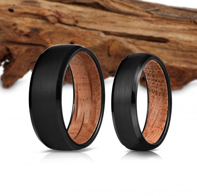black wood band