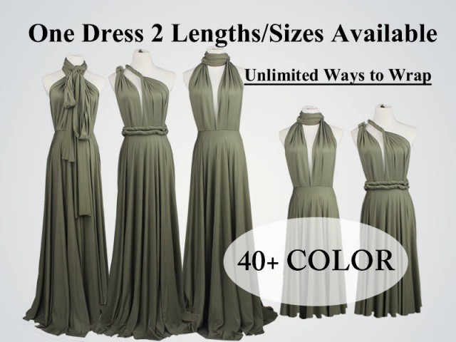 light green infinity dress