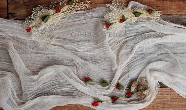 Rustic Wedding Table Runner Gauze Runner Beach Wedding Decor