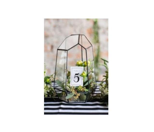 Glass Geometric Terrarium/ Wedding Table Decor/ Succulent Planter/Air