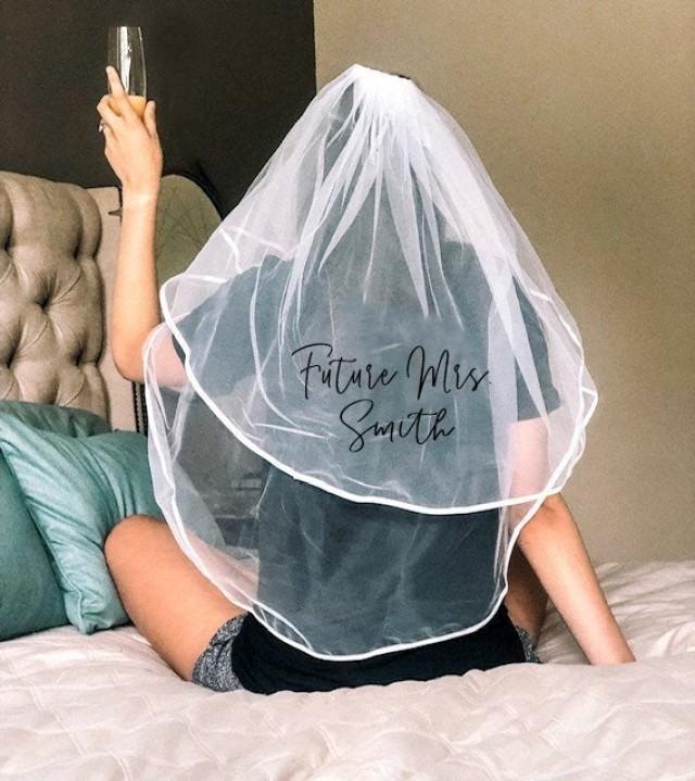 Bachelorette Wedding Veil, Custom Bachelorette Veil, Bachelorette Veil, Bride Veil, Bridal