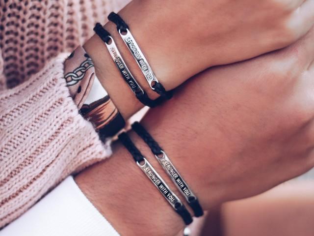 meaningful couple bracelets