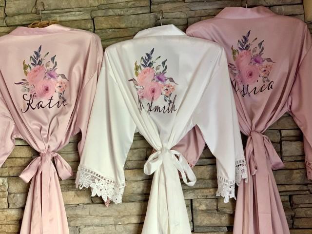 unique bridesmaid robes