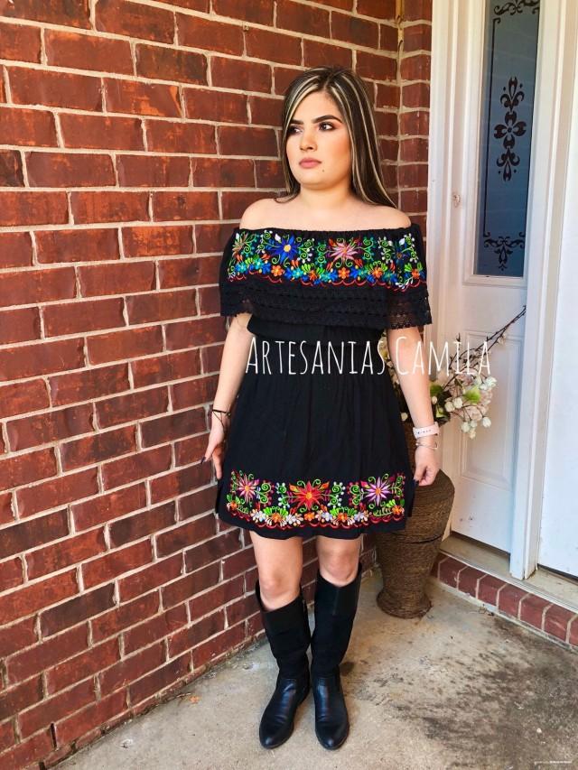 off the shoulder fiesta dress