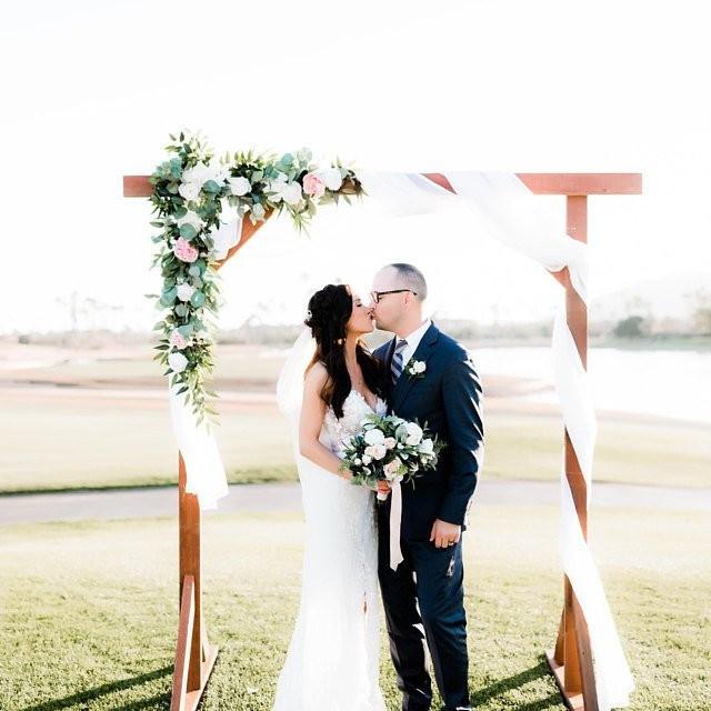 Eucalyptus Wedding Arch Swag, Wedding Backdrop, Wedding Arch Flowers
