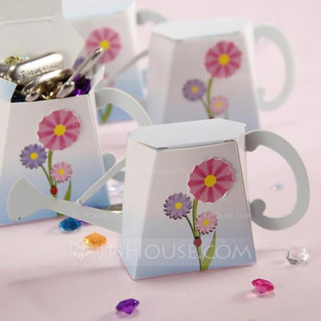 BeterWedding "English Garden" Watering Can Favor Box DIY Decoration