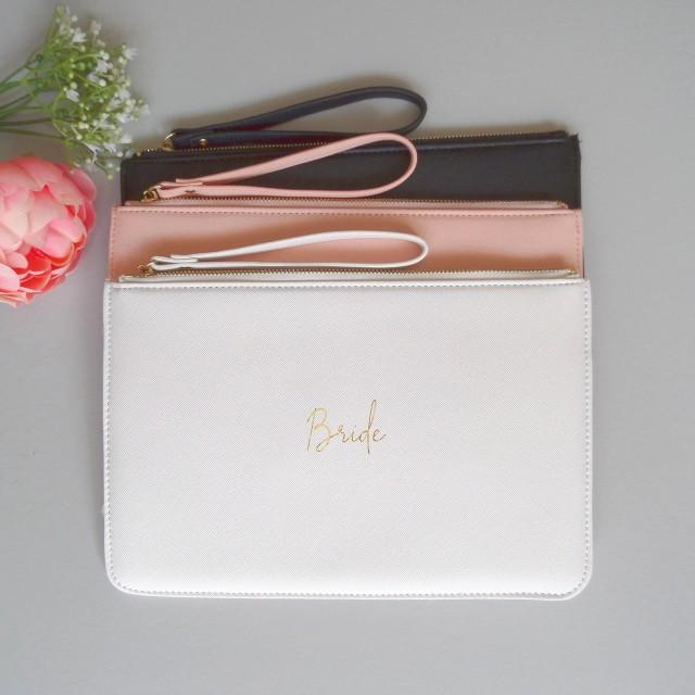 Personalised Bride Clutch Bag, Wedding Clutch, Bridesmaid Clutch
