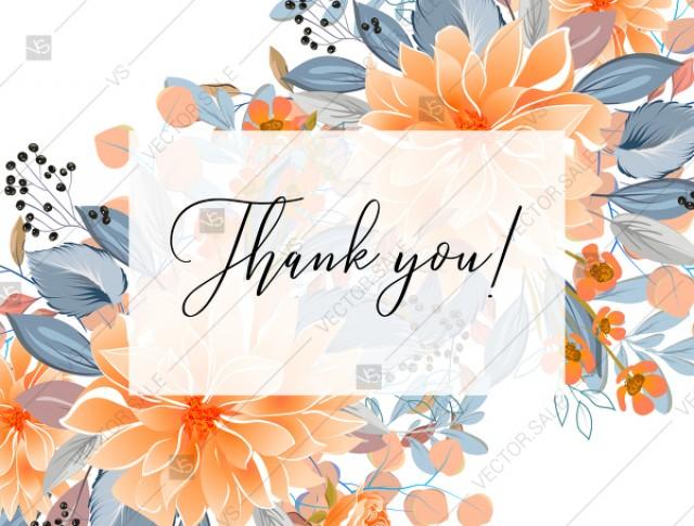 thank-you-card-peach-chrysanthemum-sunflower-floral-printable-card