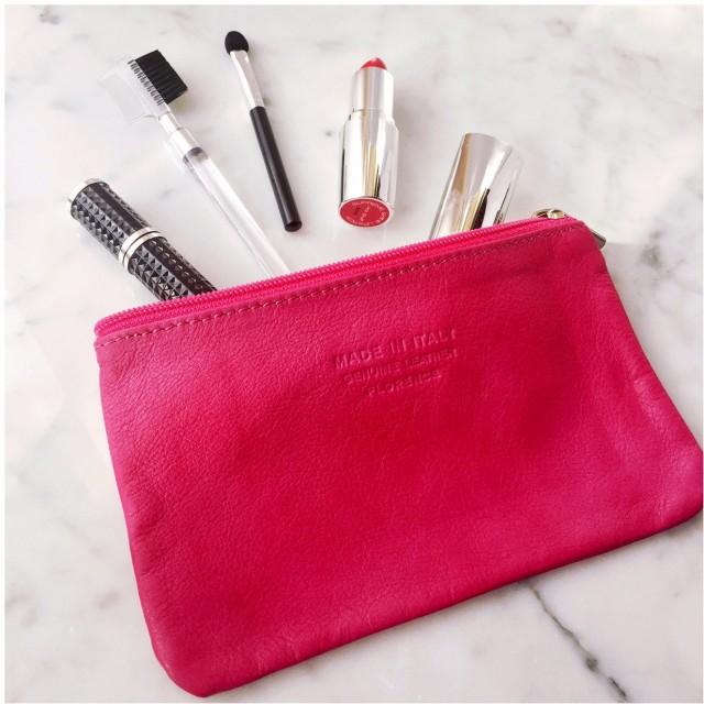 Leather Make Up Bag, Makeup Pouch, Purse For Women, Leather Pouch