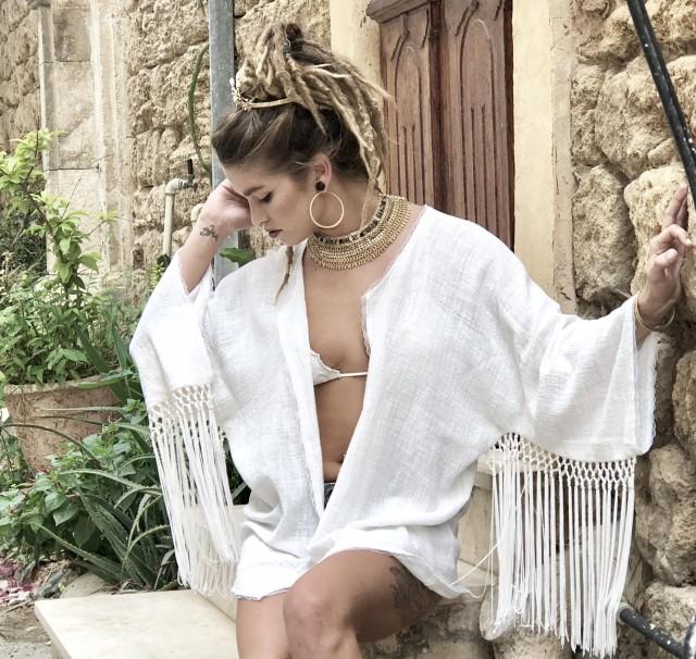 Linen Beach Dress, Beach Tops, Maxi Dress, Tunic, Bridal Lingerie