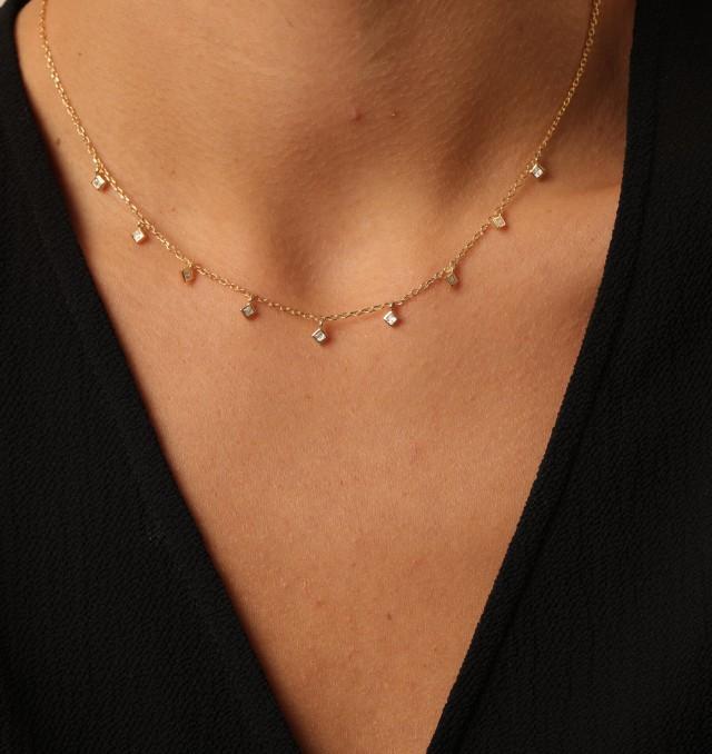 Gold Necklace Layered Necklace Chain Necklace Dainty Necklace