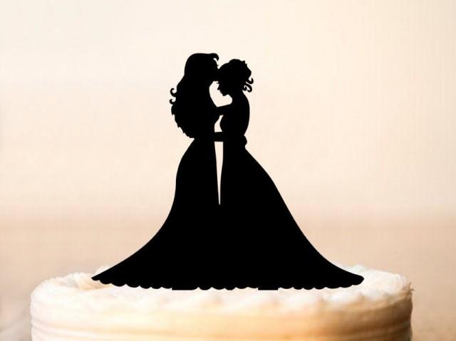 Lesbian Wedding Cake Topperlesbian Cake Toppersame Sex Cake Toppermrs And Mrs Wedding Cake 
