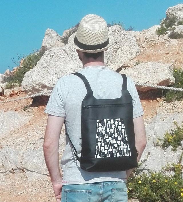 vegan canvas backpack