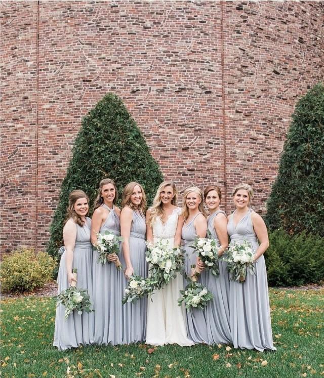 multiway wrap bridesmaid dress