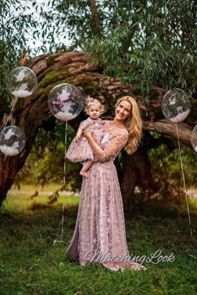 mommy and me pink dresses