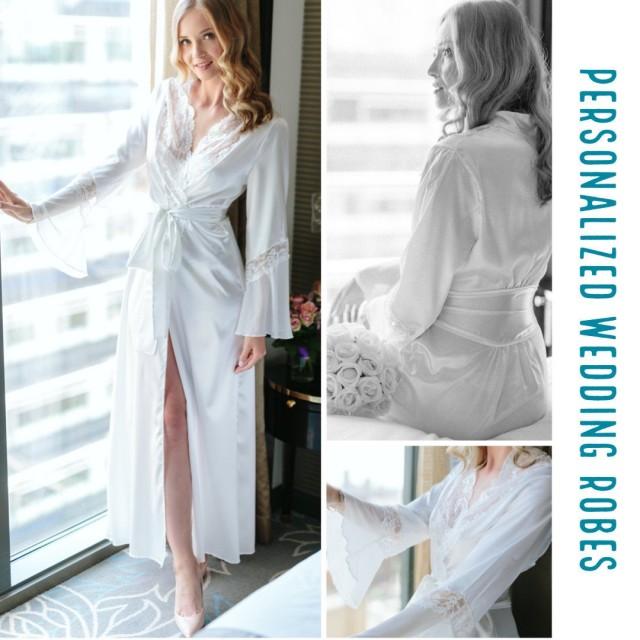 bridal robe for getting ready