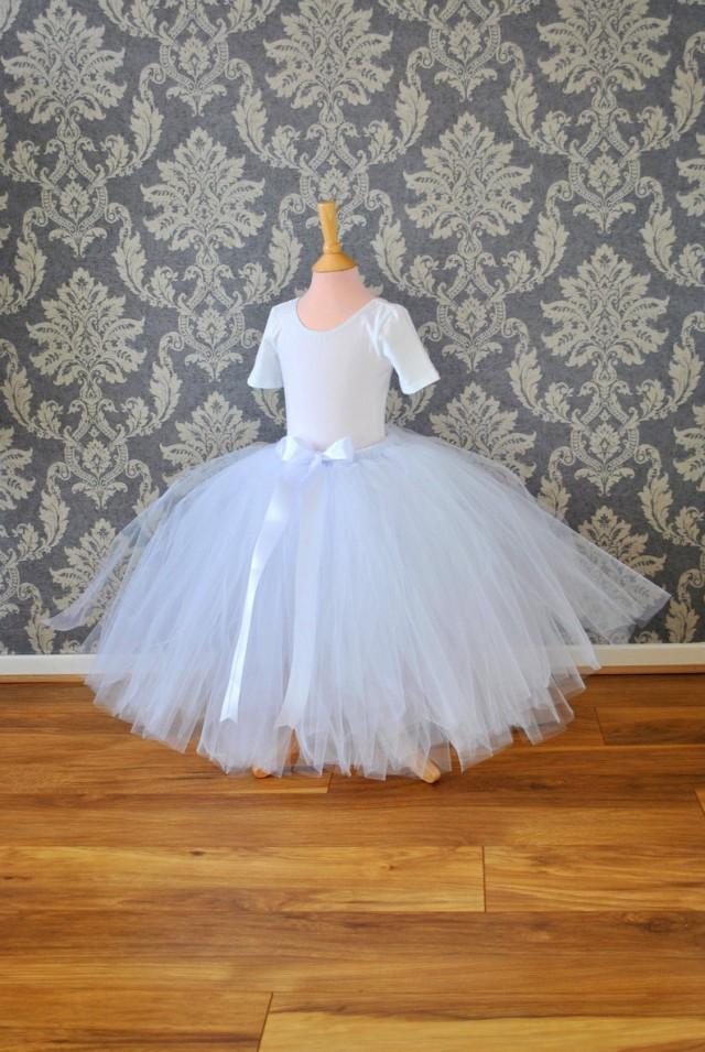 White Flower Girl Tutu Skirt, Flower Girl Dress, Flower Girl Tutu White Flower Girl Tutu Skirt, Flower Girl Dress, Flower Girl Tutu