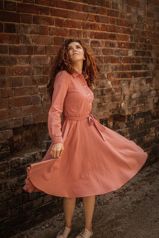 Dusty Rose Wedding Guest Dress — New Look Dress — Casual Rustic