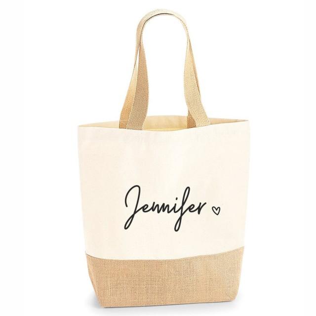 jute book bag
