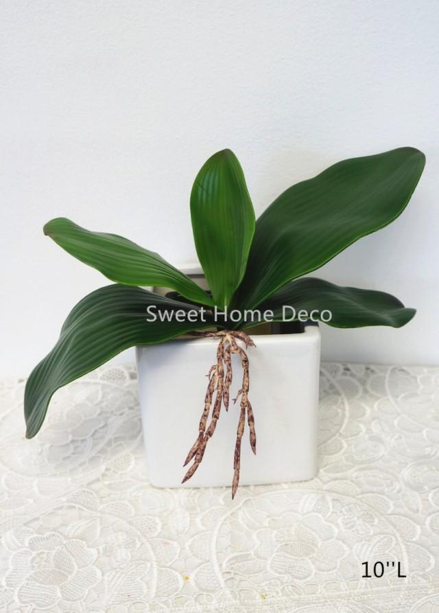 Gel Coated Phanaenopsis Orchid Artificial Greenery
