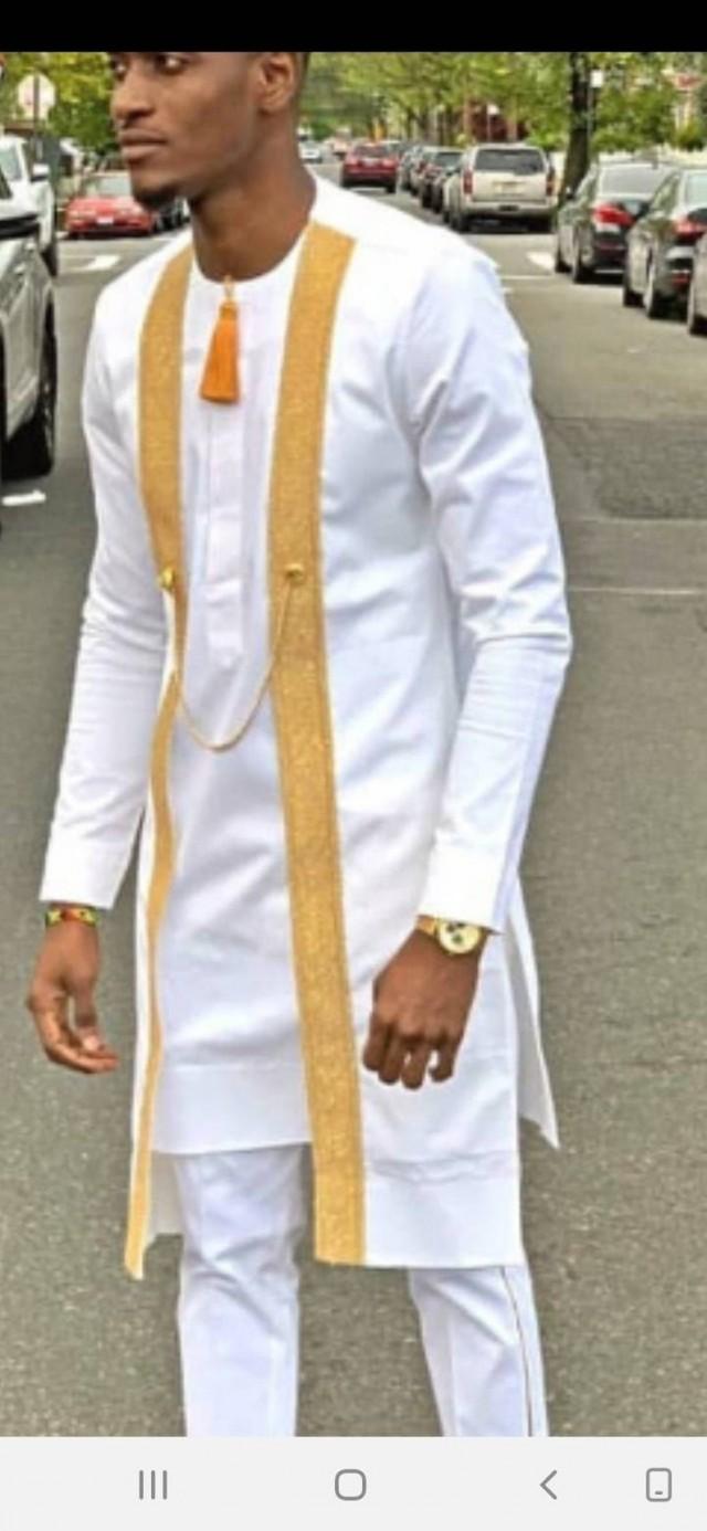 African fashion Bespoke Men's Dashiki African Wedding Suit African Wear African men clothing Dashiki Shirt