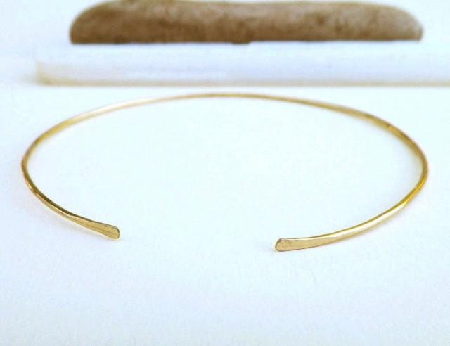 thin gold bracelet
