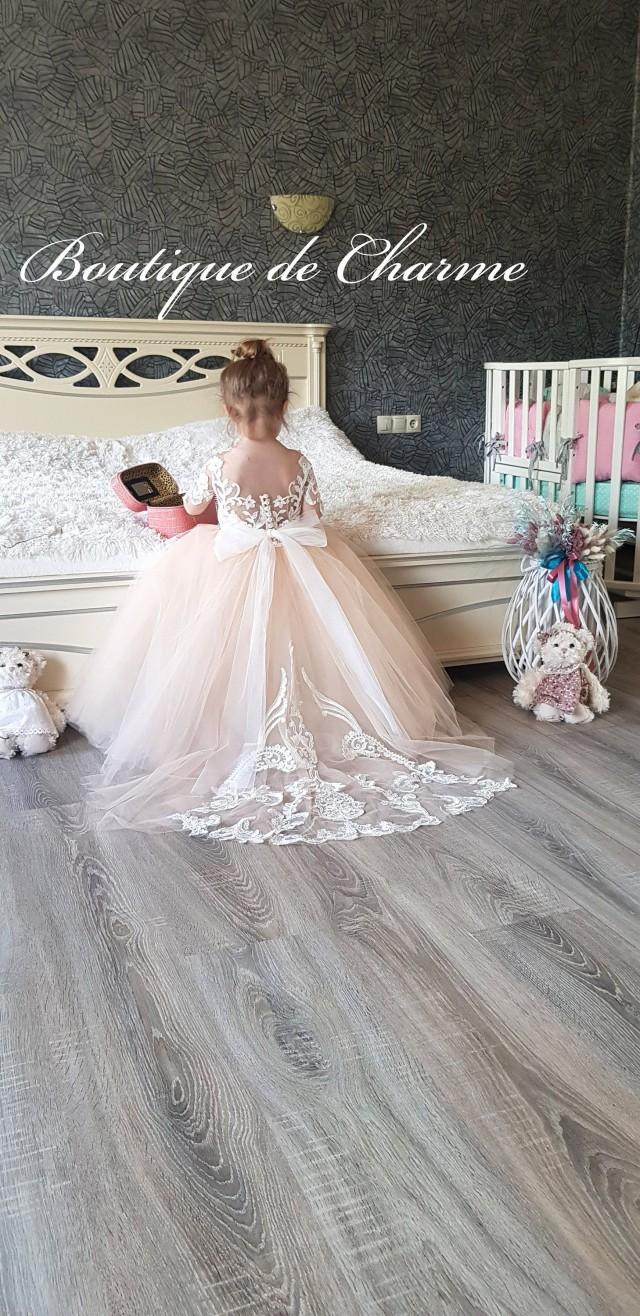 toddler long sleeve flower girl dresses