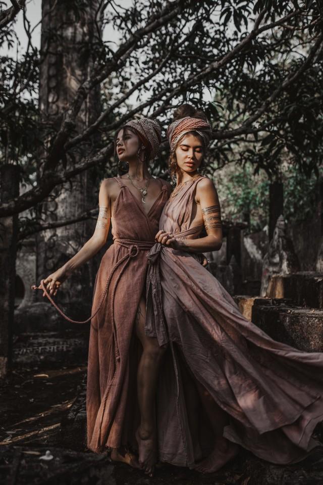 bohemian infinity dress