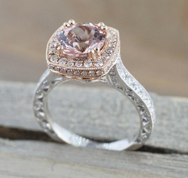 tacori pink diamond engagement rings