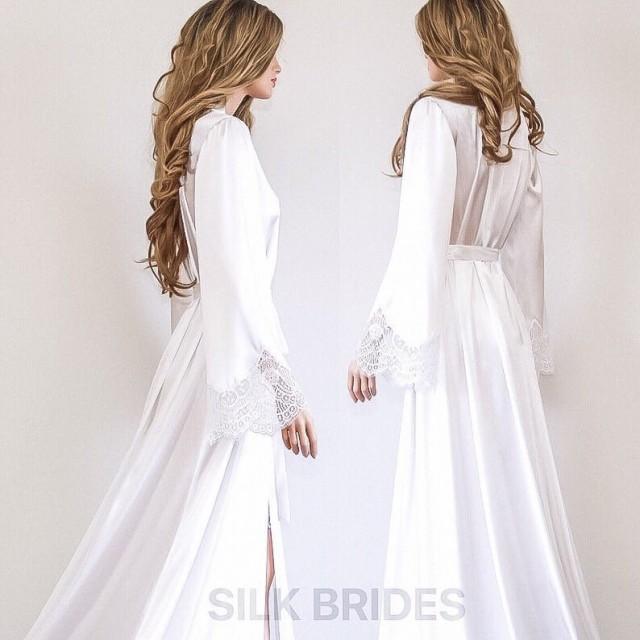 maxi bridal robe