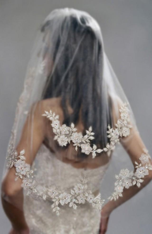 lace veil short