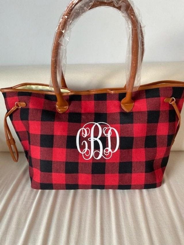 custom monogram tote bags