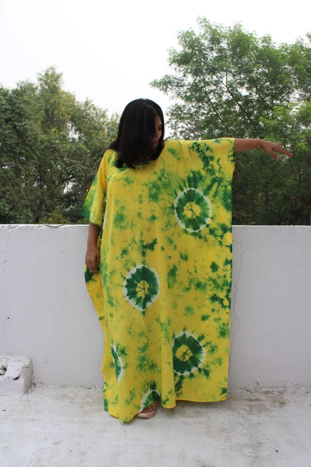 plus size cotton caftan