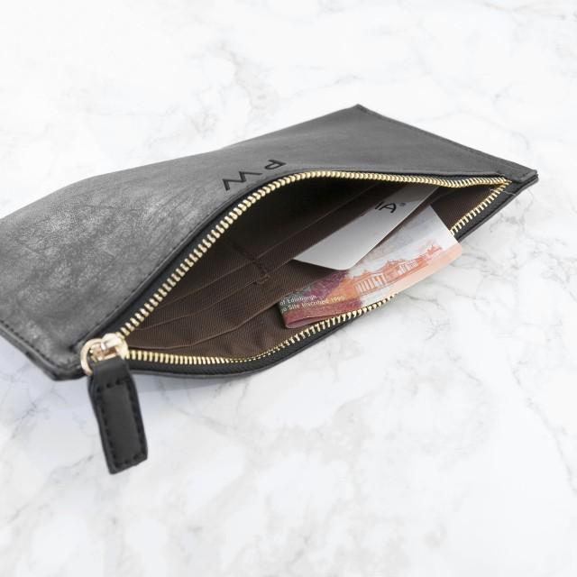 personalised initial purse