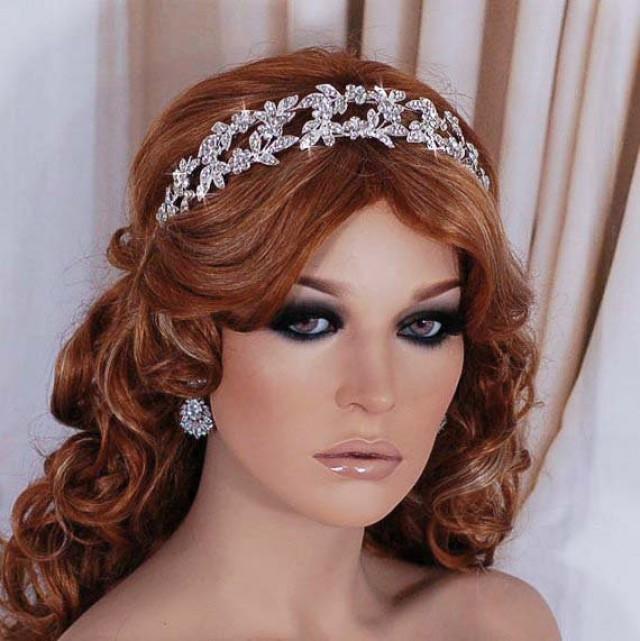 Bridal Headband Headpiece Wedding Crystal Wreath Accessory Head Piece