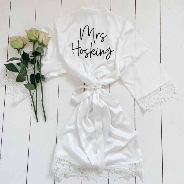 Mrs Bride Robes, Wedding Robes, Hen Weekend Robes, Bridal Shower Robes
