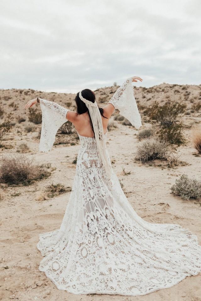 macrame wedding dress