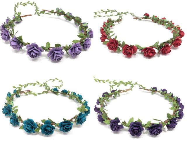 Maternity Flower Crown, Flower Crown Lavender, Flower Girl Crown