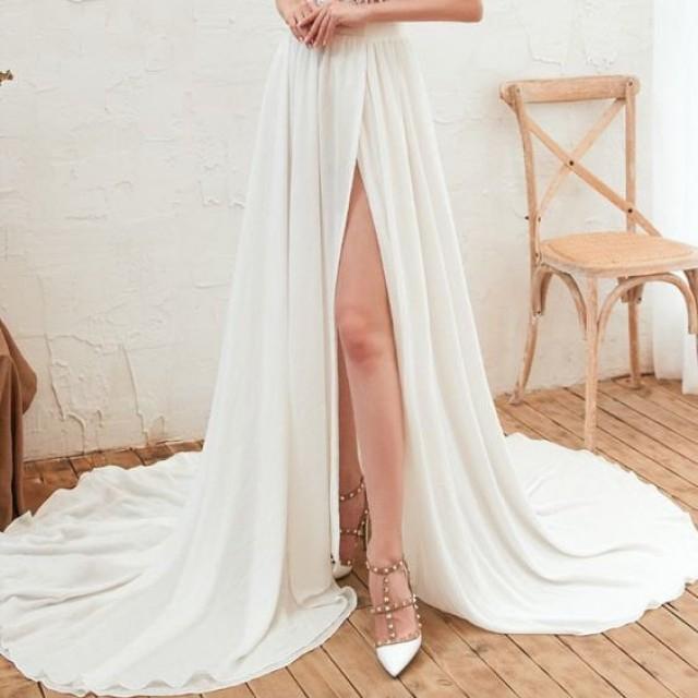 ball gown skirt train