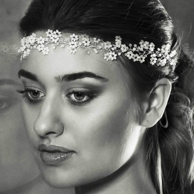 Gold Bridal Hair Vine Crystal, Floral Hair Vine Gold, Crystal Bridal