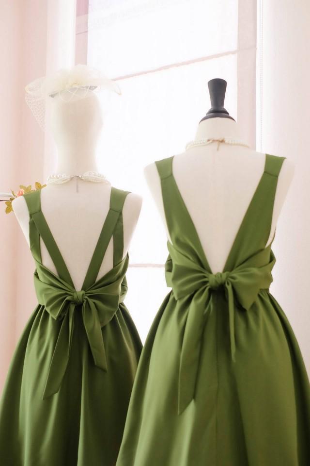 moss-green-dress-green-bridesmaid-dress-wedding-prom-dress-cocktail-party-dress-evening-dress