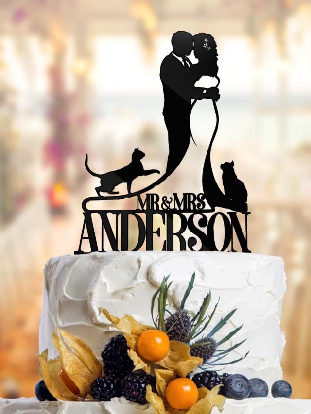 Cat Cake Topper Cat, Cat Cake Toppers, Cake Topper Wedding Cat