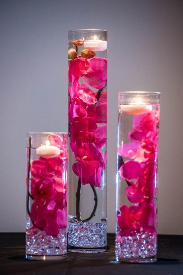 Submersible Phalaenopsis Orchid Floral Wedding Centerpiece With