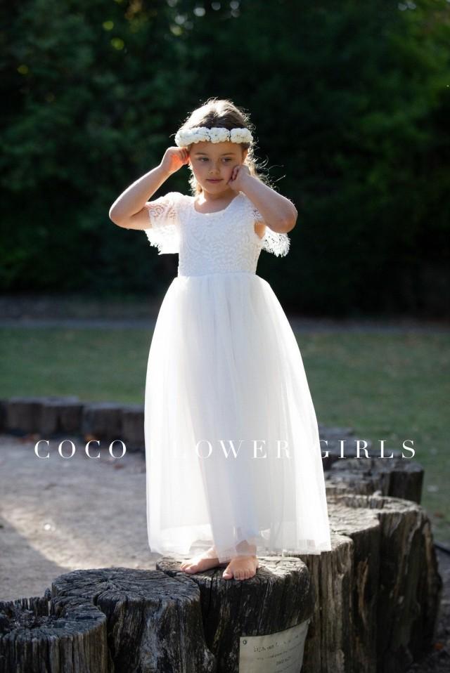 hippy flower girl dresses