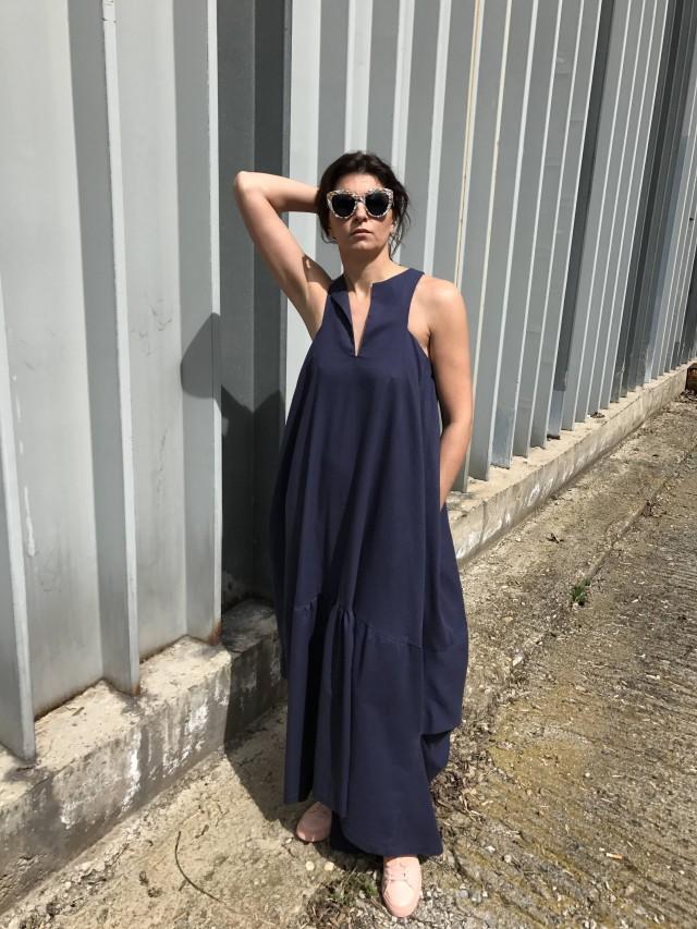 Linen Dress, Long Linen Dress, Women 