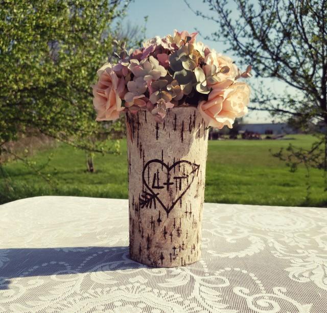 Rustic Wedding Rustic Wedding Centerpiece Flower Vase Bridal Shower
